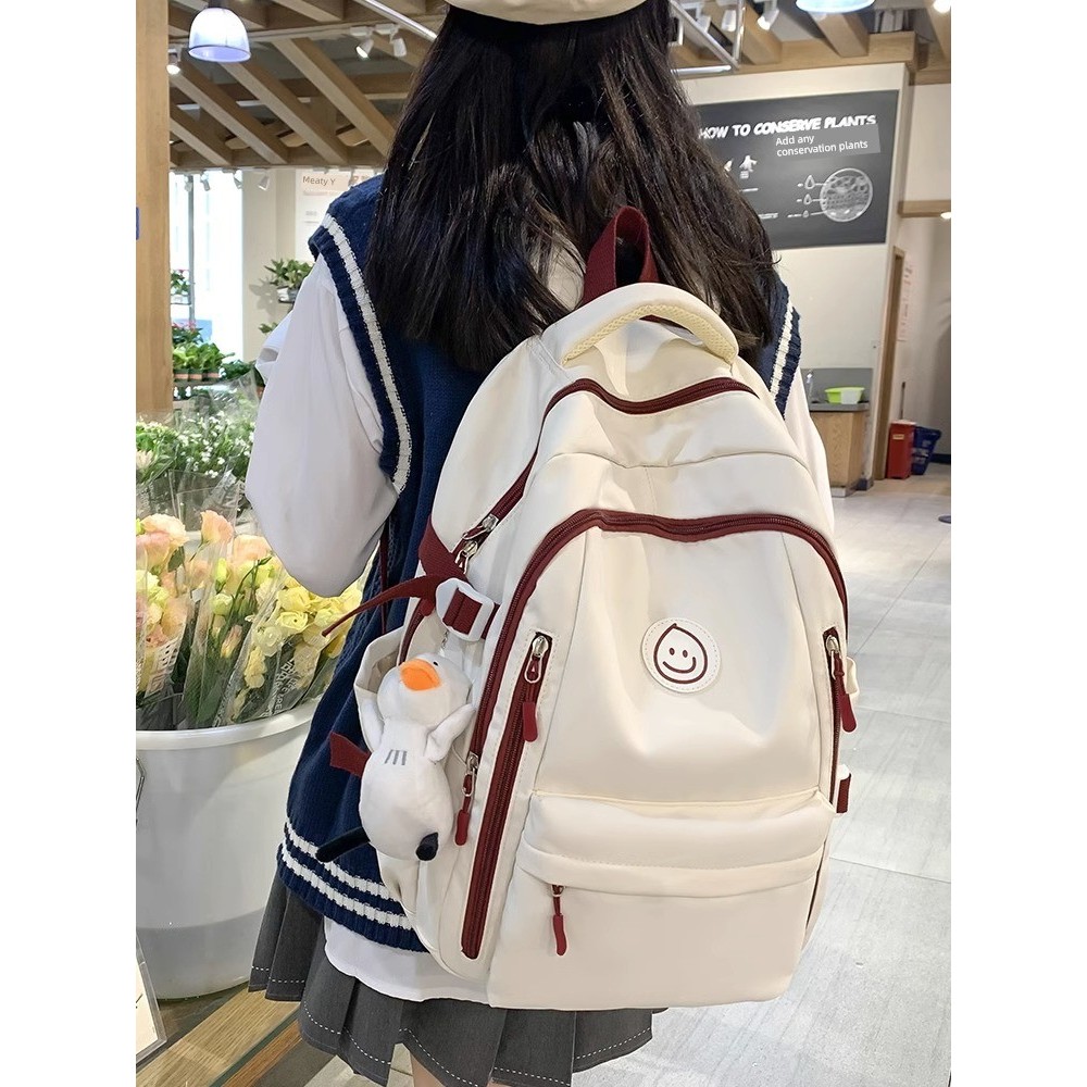 balo du lịch balo đi học nữ Schoolbag Trung Học Cơ Sở Nữ Sinh Trung Học Ba Lô Học Sinh Tiểu Học Sinh