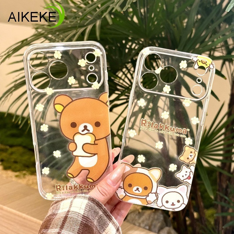 Ốp Điện Thoại Hoạt Hình Rilakkuma Cho Xiaomi Poco C85 C75 C71 C61 C55 C51 C50 C40 C31 C3 F7 F6 F5 F3