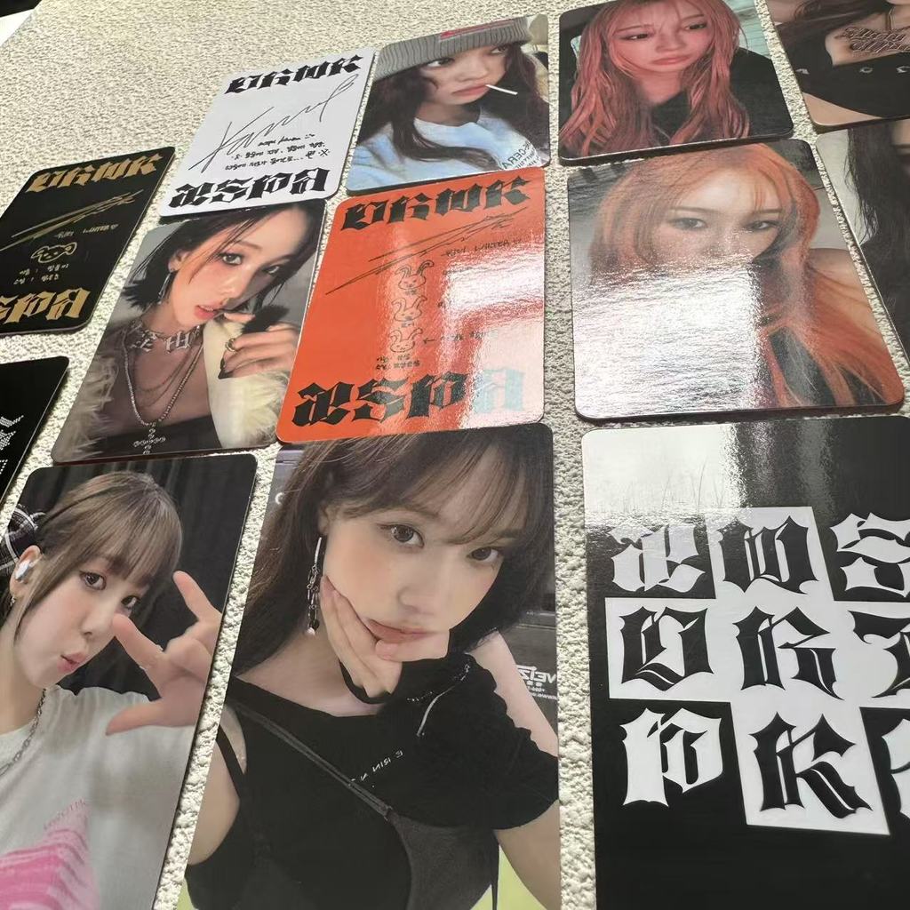 Aespa đĩa đơn đặc biệt album carterdian card aespa dirty work album mini card sản phẩm chính hãng