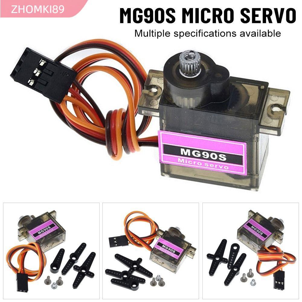 ZHOMKI89 MG90S 9G Trex 450 Dành Cho Máy Bay Trực Thăng Rc Máy Bay Thuyền Xe 9G Servo