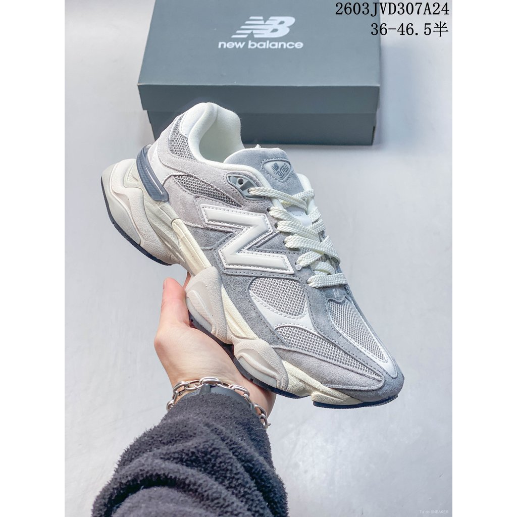 Giày New Balance NB9060 "Little Elephant", dad shoes cổ điển, thấp cổ, nhẹ, thoải mái, unisex, stree