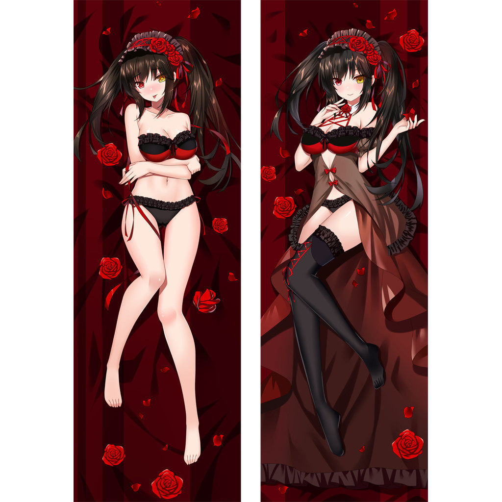 Ngày Một Sống Tokisaki Kurumi Dakimakura Ốp Lưng Ôm Thân Gối Có Hai Mặt In Hình Cho Otaku Quà Tặng T