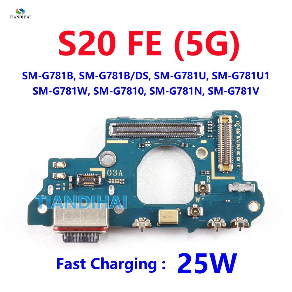 Dành Cho Samsung Galaxy S20 FE 5G G781B G781U G781 Cổng Sạc USB Jack Dock Kết Nối Ban Sạc Cáp Mềm S2