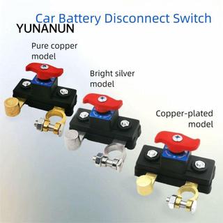 Công tắc ngắt kết nối pin ô tô YUNAUN, Bộ ngắt mạch tự động 12V / 24V, Thiết bị đầu cuối âm đa năng chống nguồn Bộ cách ly pin ô tô Bảo trì pin