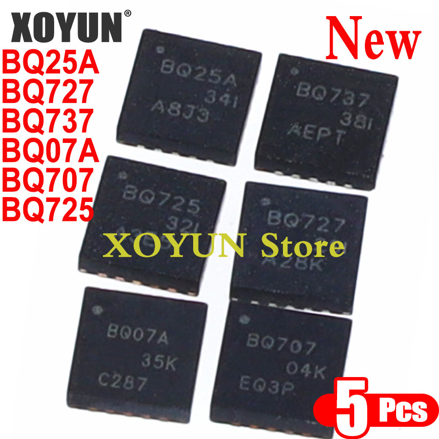 (5 chiếc) BQ25A BQ727 BQ737 BQ07A BQ707 BQ725 BQ24725A BQ24727 BQ24737 BQ24707A BQ24707 BQ24725 QFN-