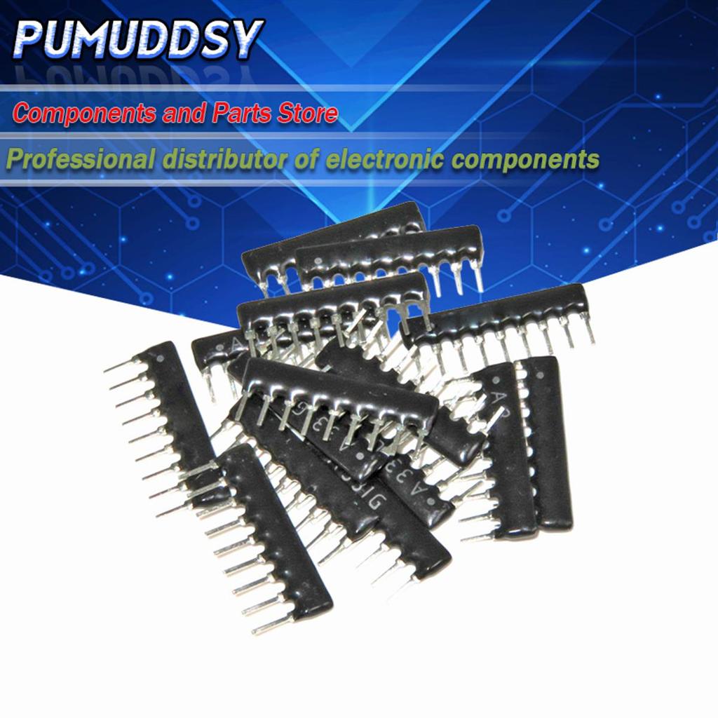 20 CÁI DIP loại trừ 9pin 1K A102 102 A102J ohm mảng điện trở mạng
