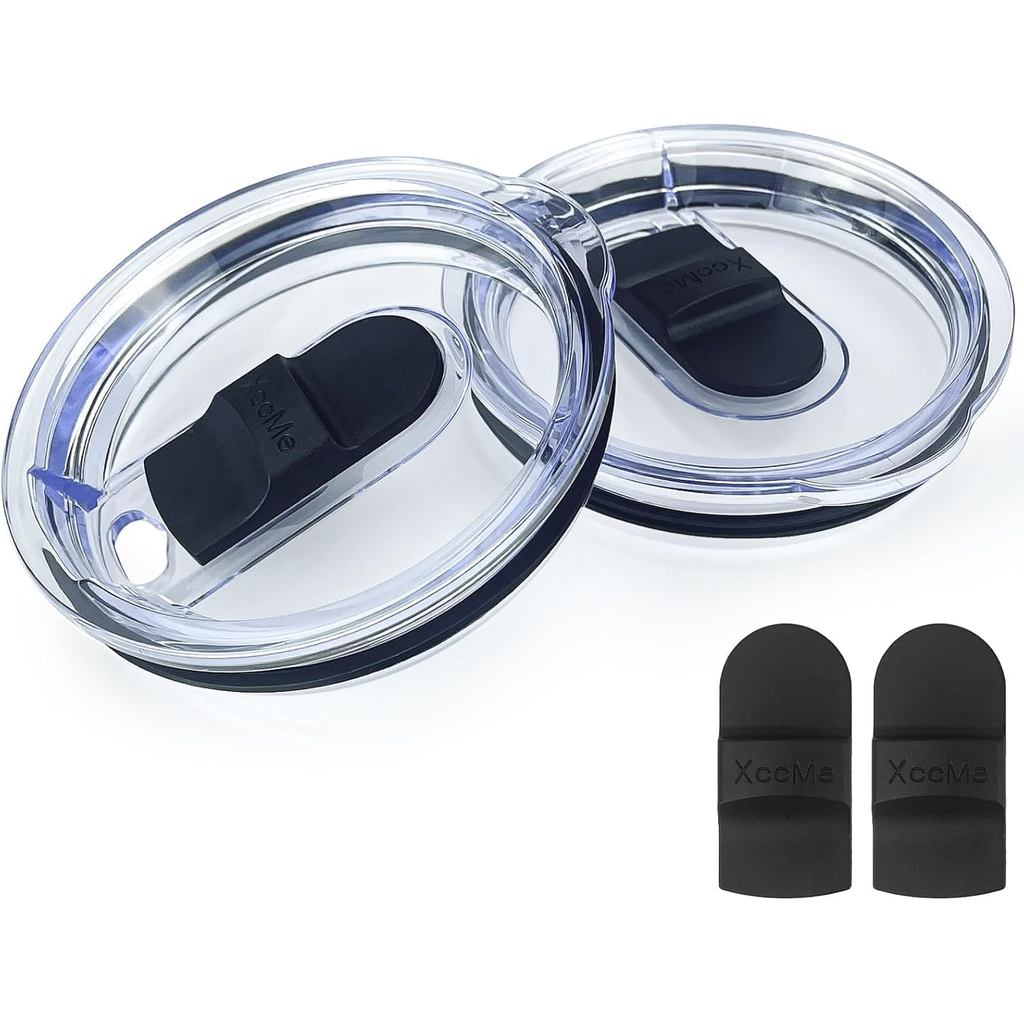 2PACK 30oz Nắp Từ Tính Với 4 Thanh Trượt Thay Thế, Phù Hợp Với 30oz YETI Rambler, Ozark Trail, Old S