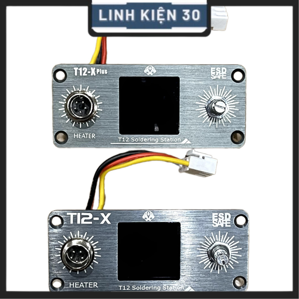 Mạch điều khiển màn LCD, tay hàn của máy hàn T12-X và T12-X Plus