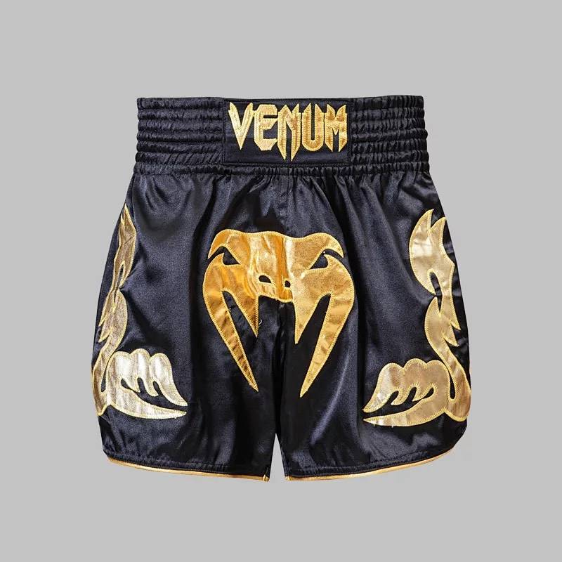 Men's Boxing Quick-Drying Muay Thai Combat Fighting Embroidery Shorts Men's Boxing Quick-Drying Muay