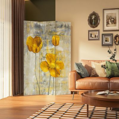 Nordic-Style Room Divider — Modern, Movable Folding Screen for Living Room & Entryway Privacy