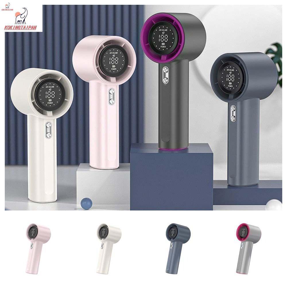 KOKINGTAIPAN 100 tốc độ​ Turbo Jet​ Gió siêu mạnh​ tích điện​ Quạt cầm tay mini​