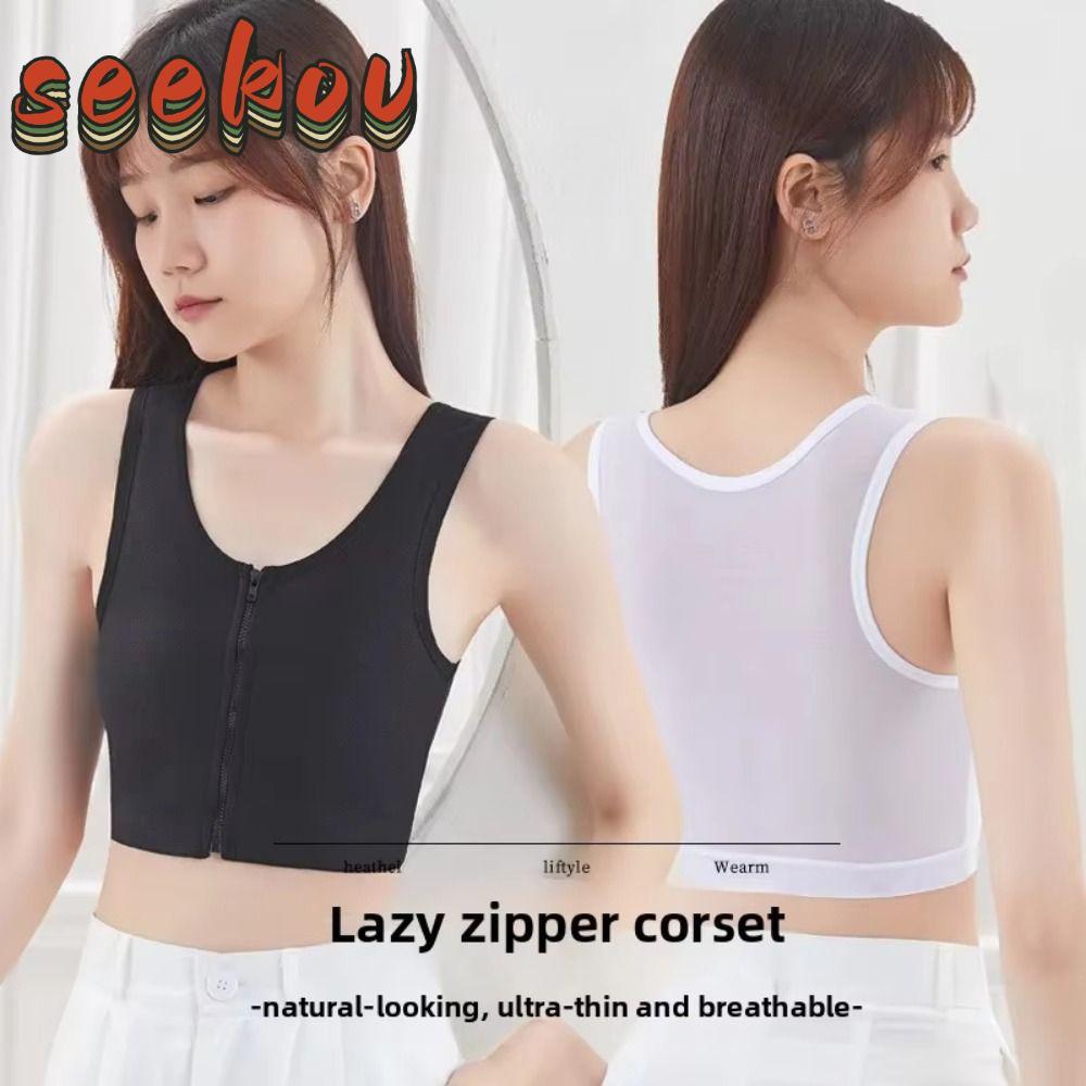 Seekov Tank Top - Corset Style Vest Ngực Shaper Cho Người Đồng Tính Nữ và Tomboy