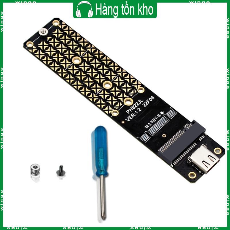 WIN M 2 SSD sang USB 3 2 Adapter M 2 SSD Base B Key Đĩa Cứng Adapter Cho 2230 2242