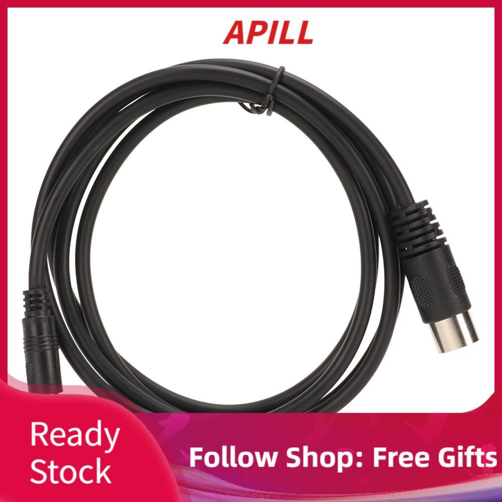 apill 3.5mm(1 / 8in) Stereo Nữ sang 5 Pin DIN Nam Cáp 1.5m 4.9ft Chiều Dài Thiết Kế Chuyên Nghiệp Dâ