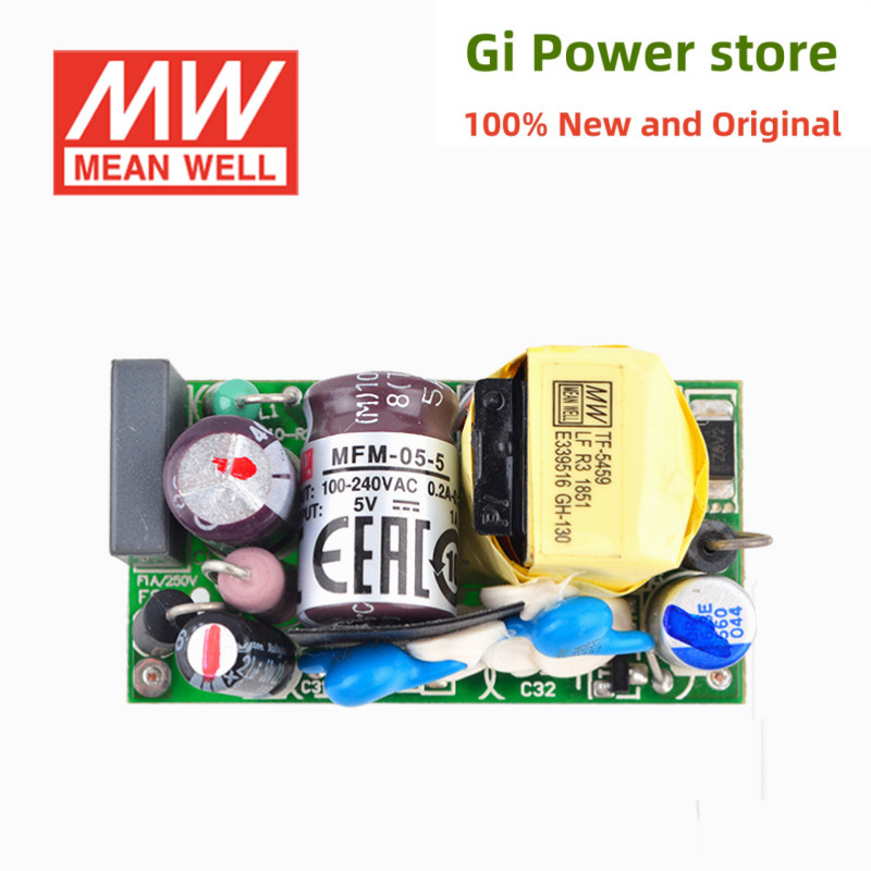 MFM-05 5W MEAN WELL AC-DC Y Tế Trên Tàu Loại MFM-05-3.3 MFM-05-5 MFM-05-12 MFM-05-15 MFM-05-24 Chuyể