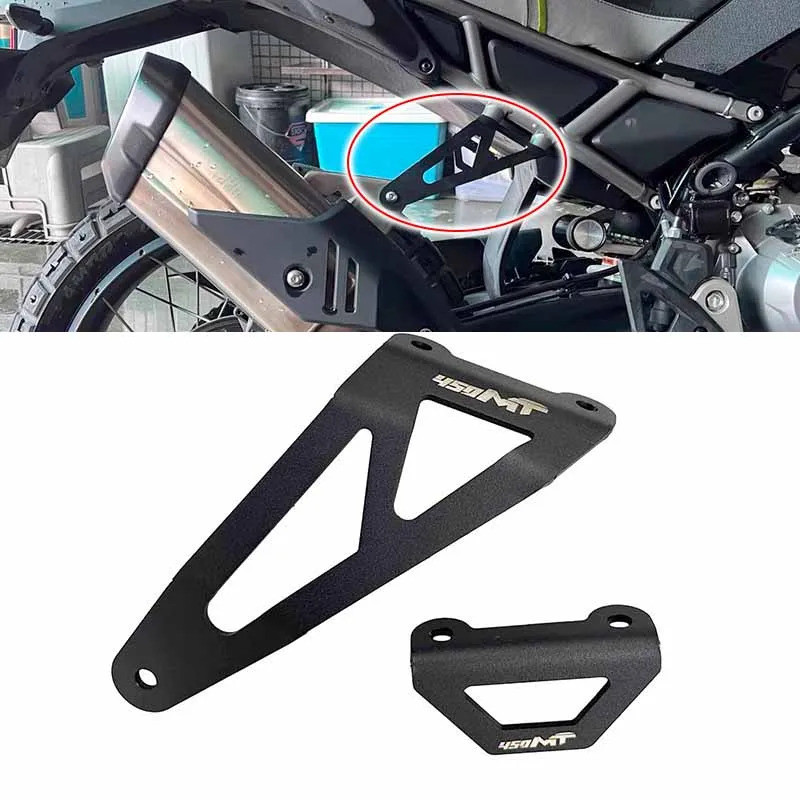 FZFor CFMOTO 450MT MT450 2024 2025 Xe Máy Xả Giá Đỡ Móc Treo Ống Xả Gắn Giá Đỡ IBEX 450 MT Phụ Kiện