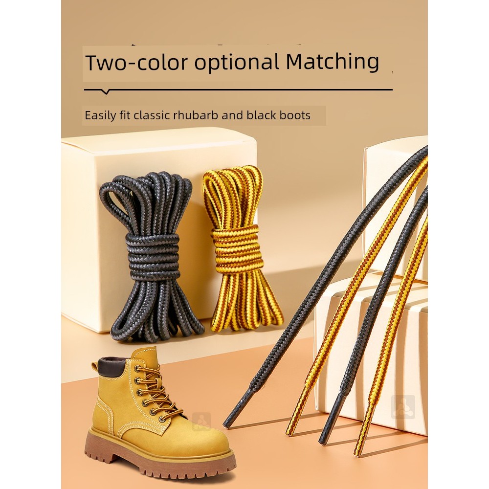 Thích hợp cho RedWing RedWing Dây Giày Bốt Tổng Thể Dây Tròn Martin Giày Co Giãn Chống Trơn Trượt 81