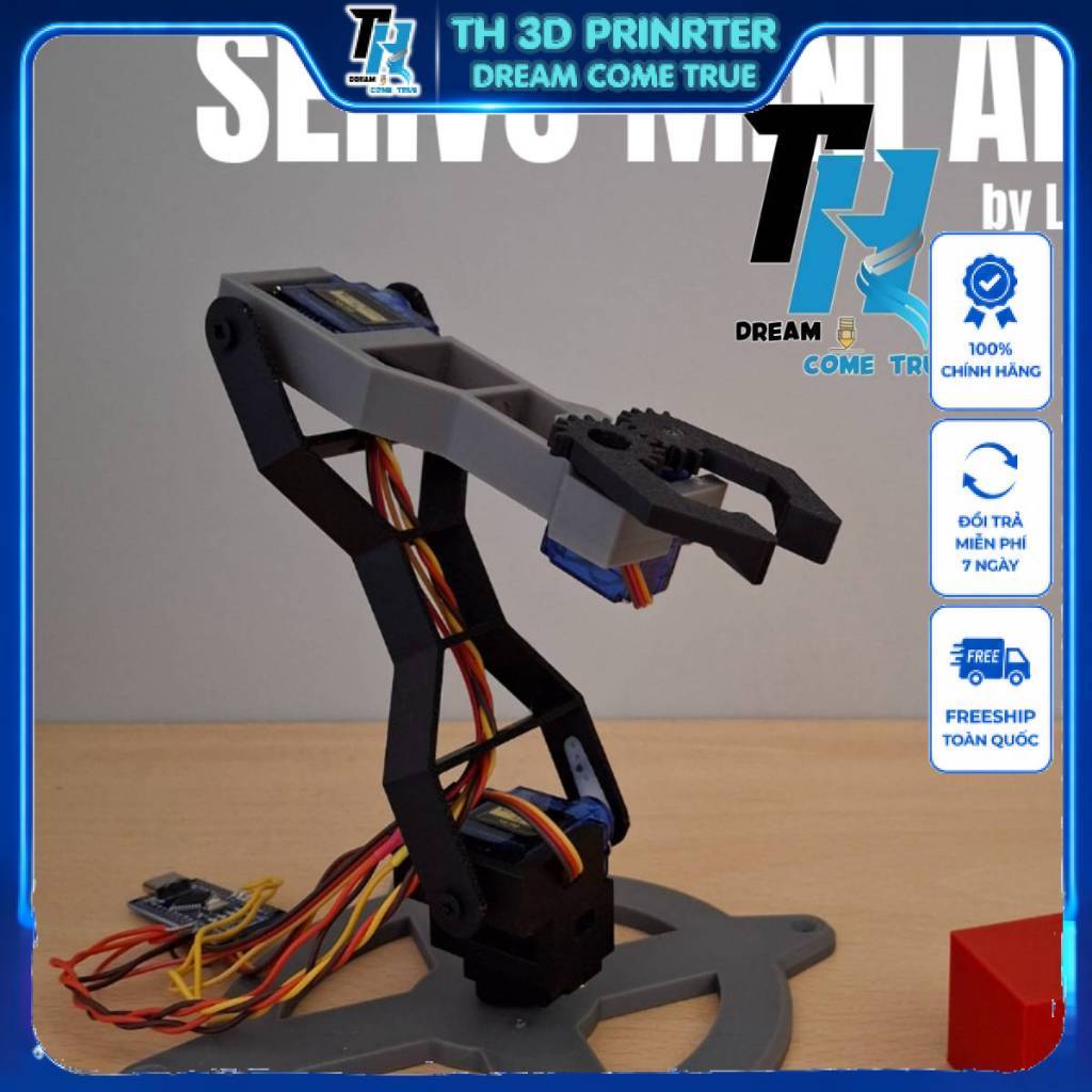 TAY GẮP SERVO MINI ARM – TƯƠNG THÍCH MG90S / SG90S