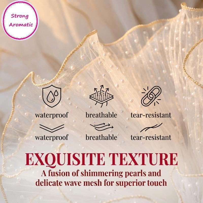 STRO 4Yards 28CM Sóng Sợi Lưới Vàng Cạnh Vải Cuộn Cho Đám Cưới DIY Bó Hoa Thủ Công Sắp Xếp Hoa 1 Cái