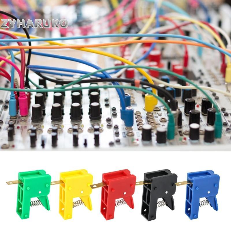 ZYARUKO 5 Cái Đa Năng Nhanh Dây Bài Đèn Led Lò Xo Bấm Kẹp Đèn LED Dây Nhanh Kẹp Cho Điện Tử Comp