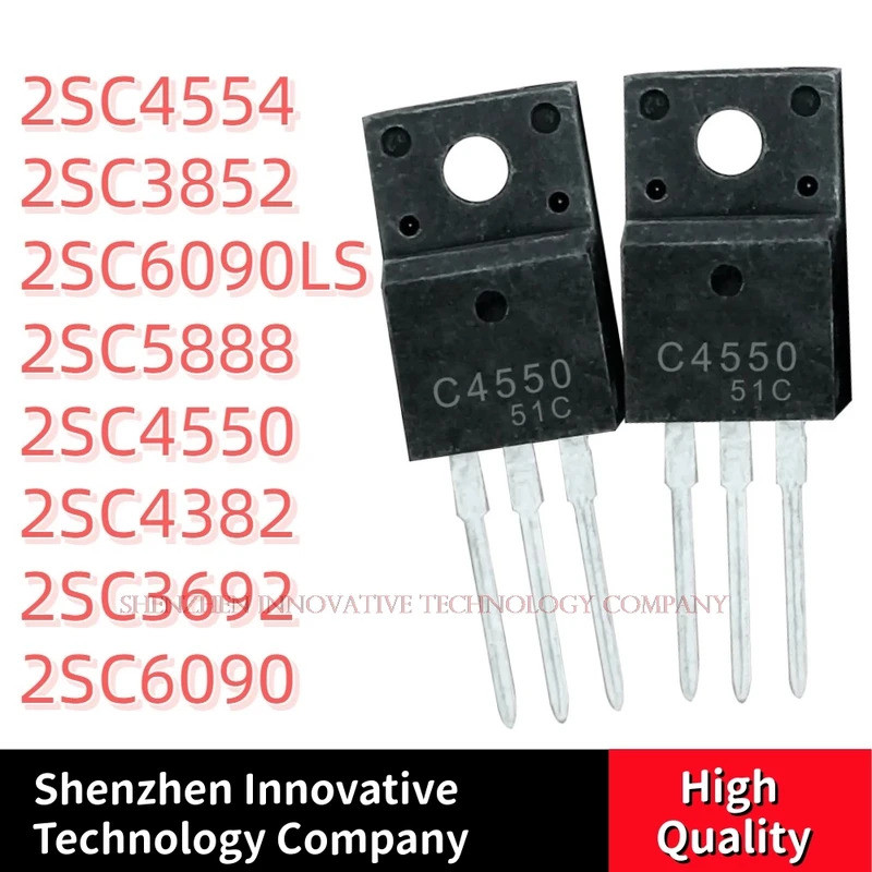 5 Chiếc 2SC4554 2SC3852 2SC6090LS 2SC5888 2SC4550 2SC4382 C3692 C6090 C3710 TO-220F C4554 C3852 C609