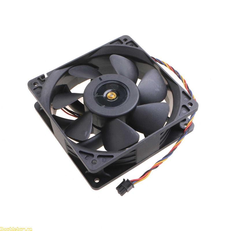 Doublebuy DF1203812Quạt Làm Mát CPU B2FN 12x12x3 8cm 4Pin 4 Dây CFM Điều Khiển Nhiệt Độ Mạnh Mẽ Máy 