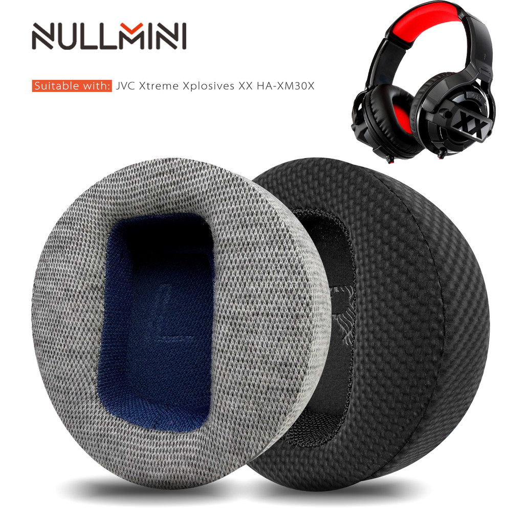Miếng đệm tai nghe thay thế Nullmini cho JVC Xtreme Xplosives XX, HA-XM30X Tai nghe Đệm tai Tay áo b