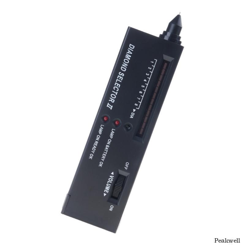 PEAK Độ chính xác chuyên nghiệp GemstoneSelect Tool LED Diamond Test Set Đèn báo UV Light Test Pen M