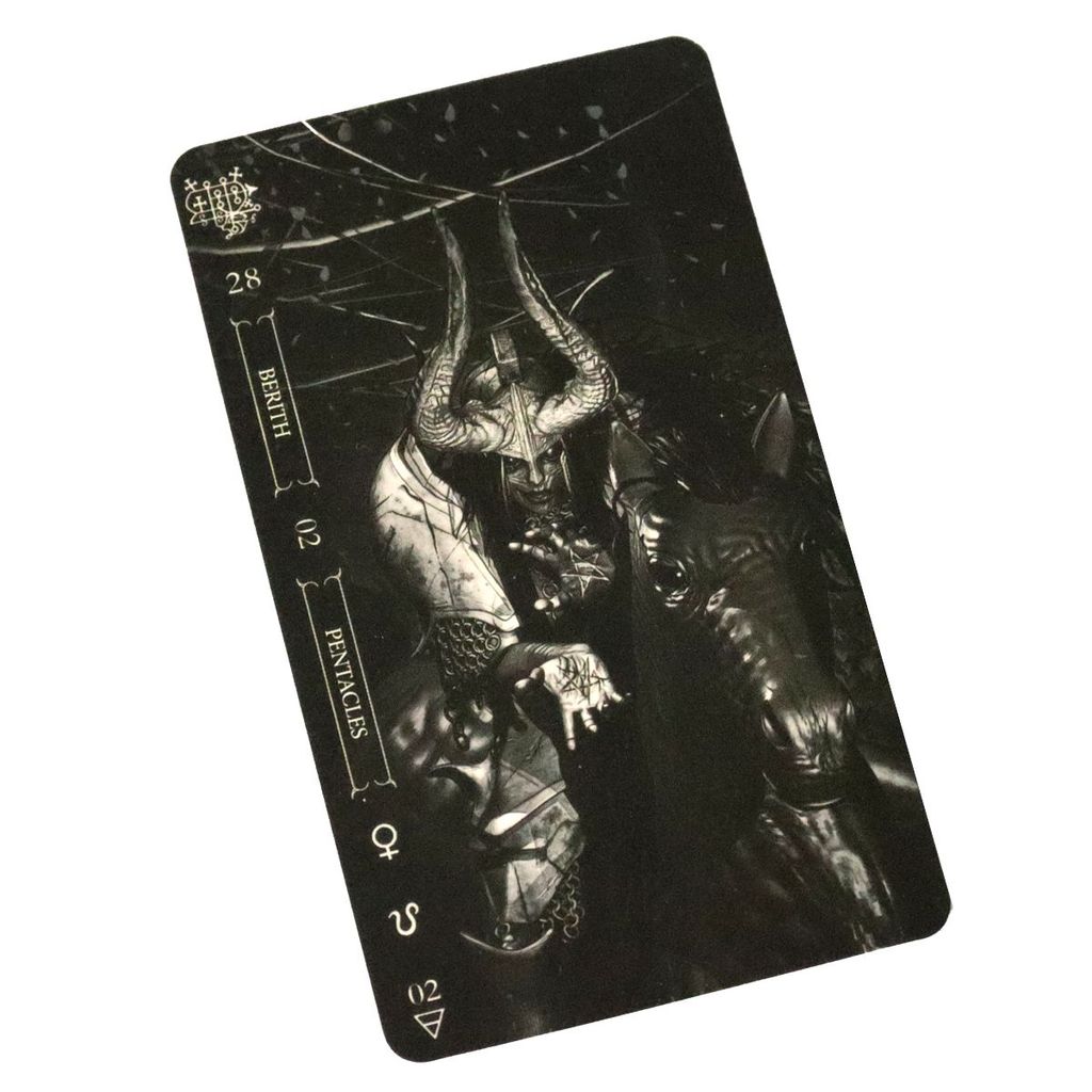 2025 Sản phẩm mới Goetia Tarot trong bóng tối Bóng tối Solomon Gatia Tarot Full English20260509