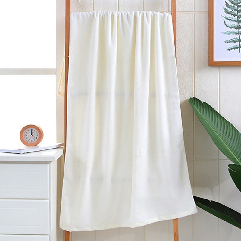 【Ready Stock】 Bamboo Fiber Bath Towel Adult Towel Bath Towel for Children Lint-Free Absorbent Bath T