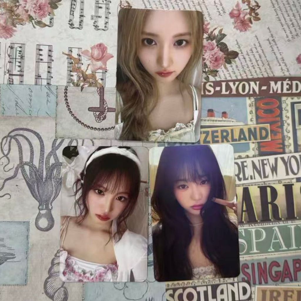 Loved ive version special card round, autumn chestnut ive version special card set