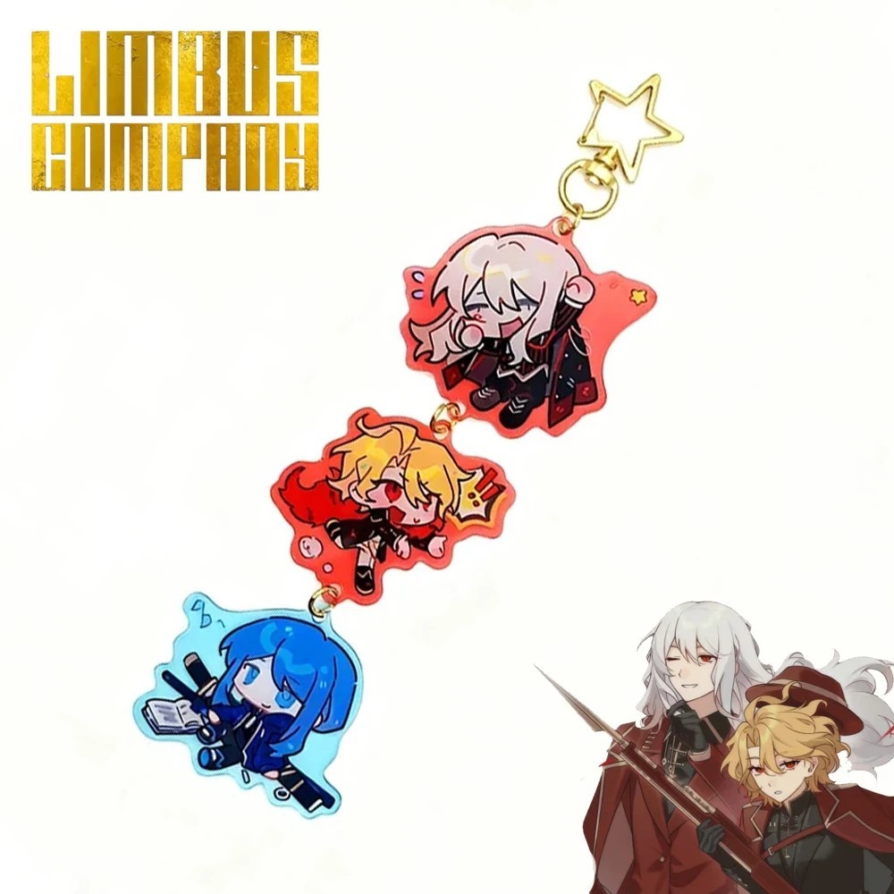 Móc khóa Limbus Company Sancho Don Quixote Bari mica acrylic chibi trang trí cặp sách balo quà tặng 