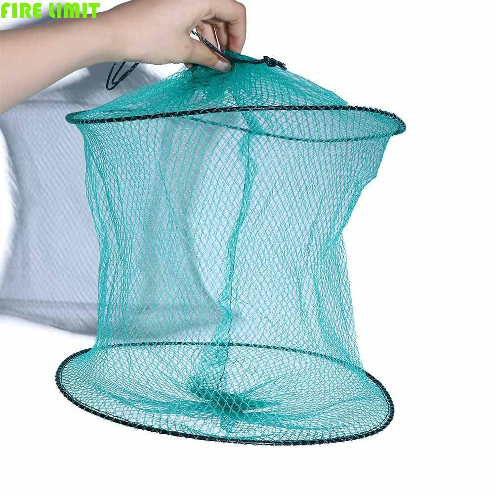 DÂY GIỚI HẠN Lồng Câu Cá 2 Lớp Lưới Có Thể Gập Lại Bẫy Câu Cá Mạng Lưới Bảo Vệ Cá Mồi Câu Cá Bẫy Cá 