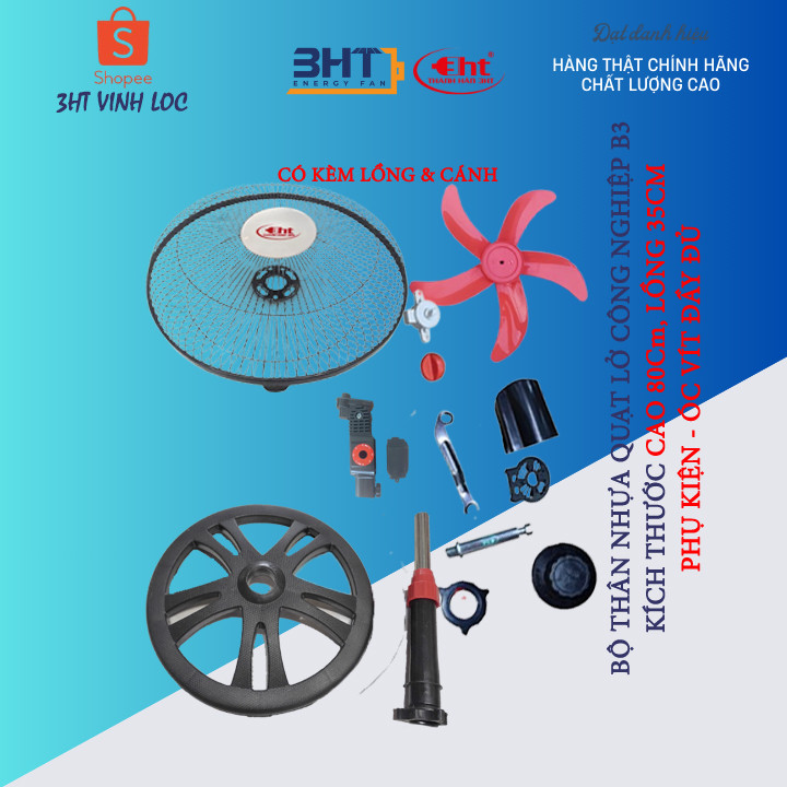 LINH KIỆN BỘ THÂN QUẠT LỠ B3
