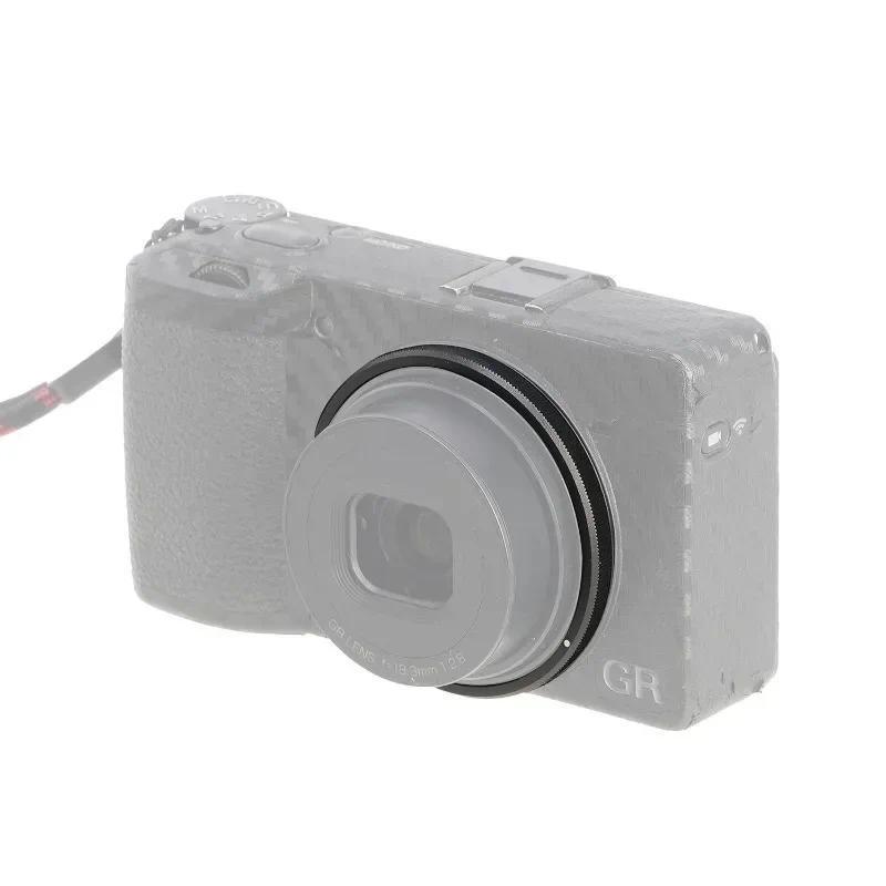 1 Chiếc Bền Ống Kính Nhôm Vòng Cho Ricoh GR III HDF GR III GRIII GR3 Camera Thay Thế Ricoh GN-1 Ống 