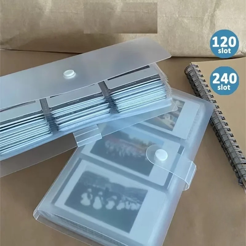 Bưu Thiếp Thẻ Lưu Trữ Ảnh Album Polaroid Album Ảnh Nội Dung 120 / 240 Khe Cắm Polaroid Album Sách Ản