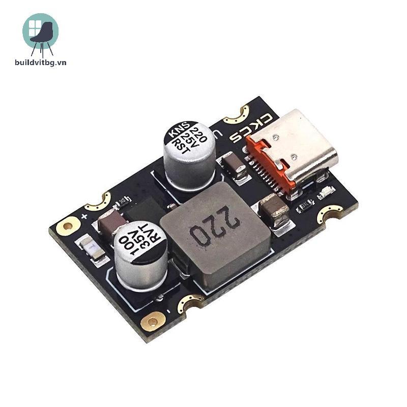 Mô-đun sạc nhanh Buildvitbg PD65W Giao diện USB Type-C Hỗ trợ PD3.1 QC3.0 SCP PPS Sạc nhanh 5V 9V 12