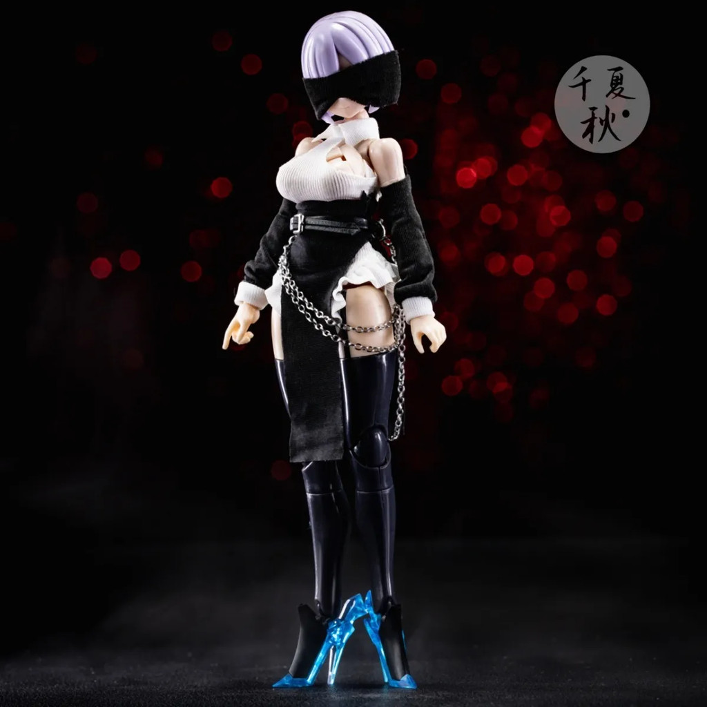 [Qianxiaqiu] Quần áo búp bê 1 / 12 cho Figma & Kotobukiya - Bộ đồ nữ tu C-011 / Trang phục nữ tu - T