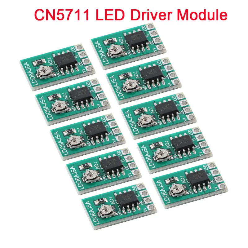10 Cái / 2 Chiếc CN5711 LED Driver Module DC 2.8-6V 30-1500MA Mô-đun điều chỉnh dòng điện không đổi 
