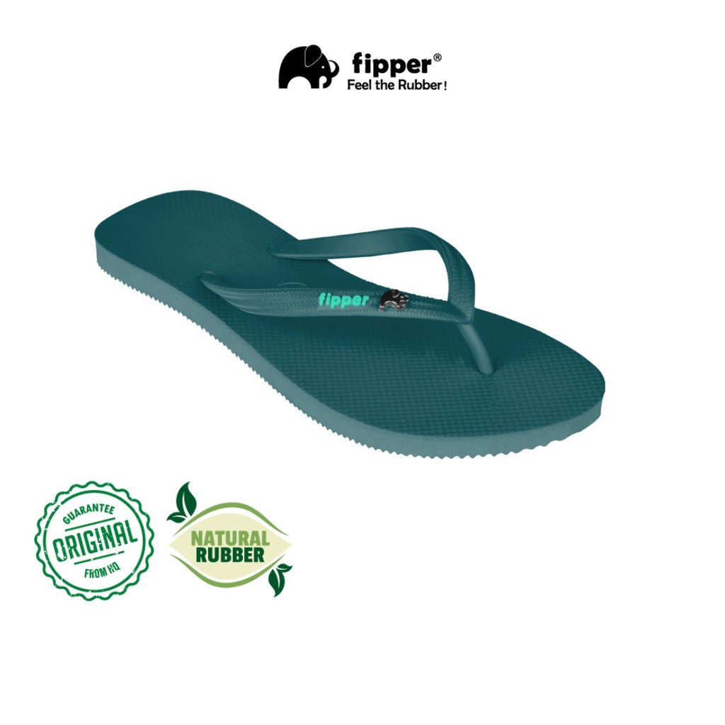 Cao su lấp lánh AE2 Fipper dành cho nữ màu xanh lá cây (Ngọc lục bảo) / Ngọc lam