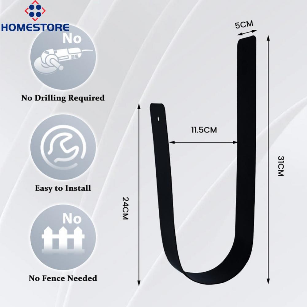 [Homestore]Black Metal Toilet Paper Holder with Strong Adhesive Back No Installation Needed