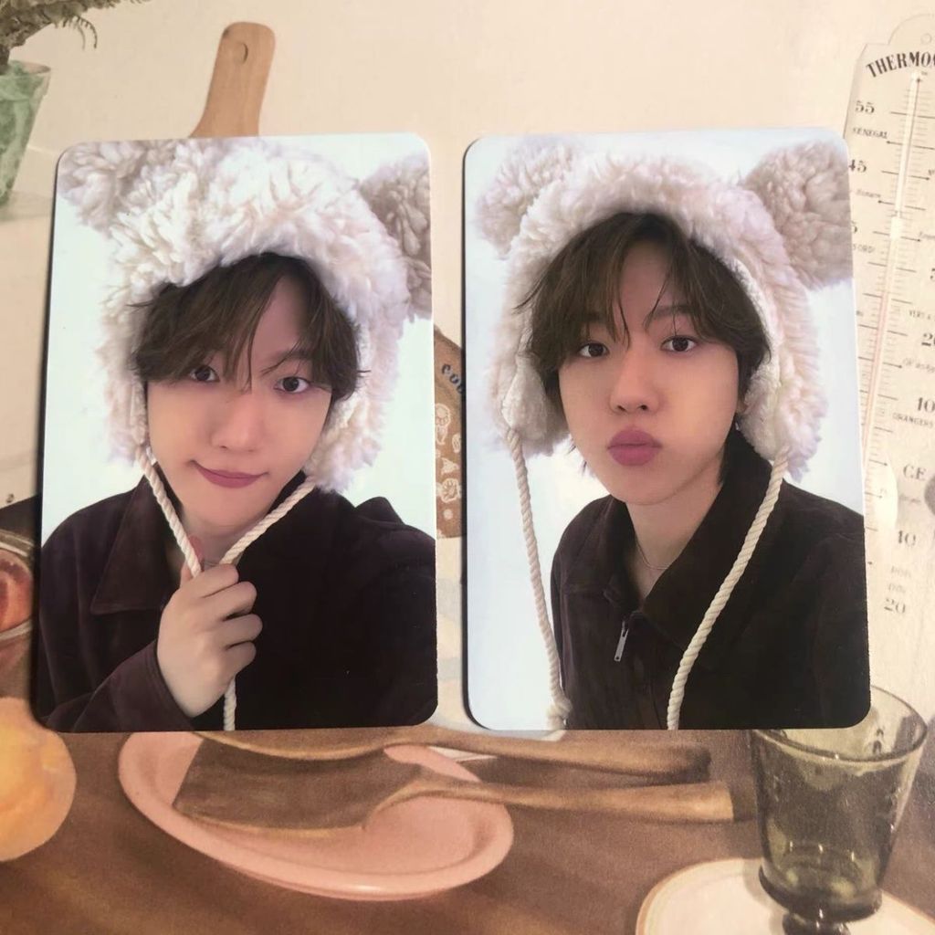 Exo Boys Nhóm Thẻ Đơn Chính Hãng BaekHyun bolo5 Mũ Gấu Hyun Duzui Hyun el Thử Giọng Thẻ Quà Tặng Đặc