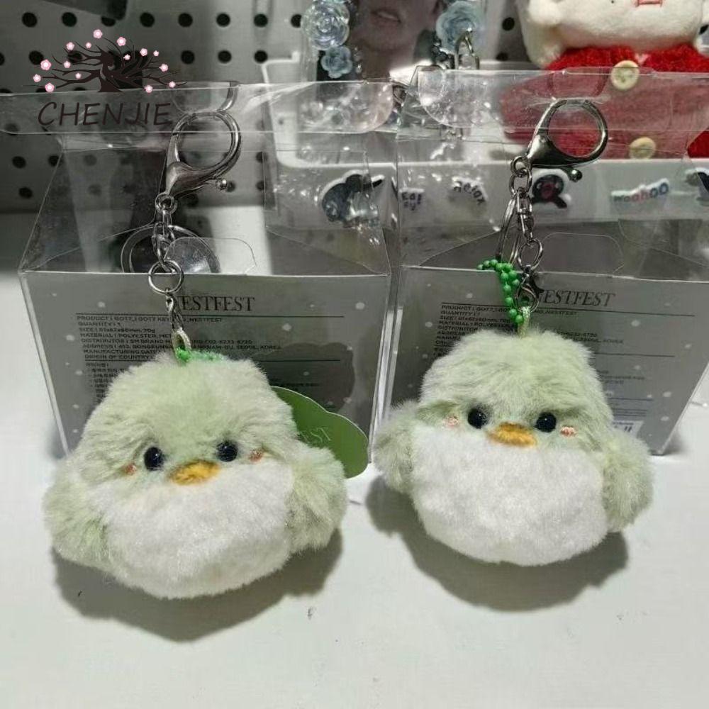Móc khóa sang trọng CENJIE GOT7, Búp bê sang trọng JinYoung Jackson Bird Mặt dây chuyền sang trọng, 