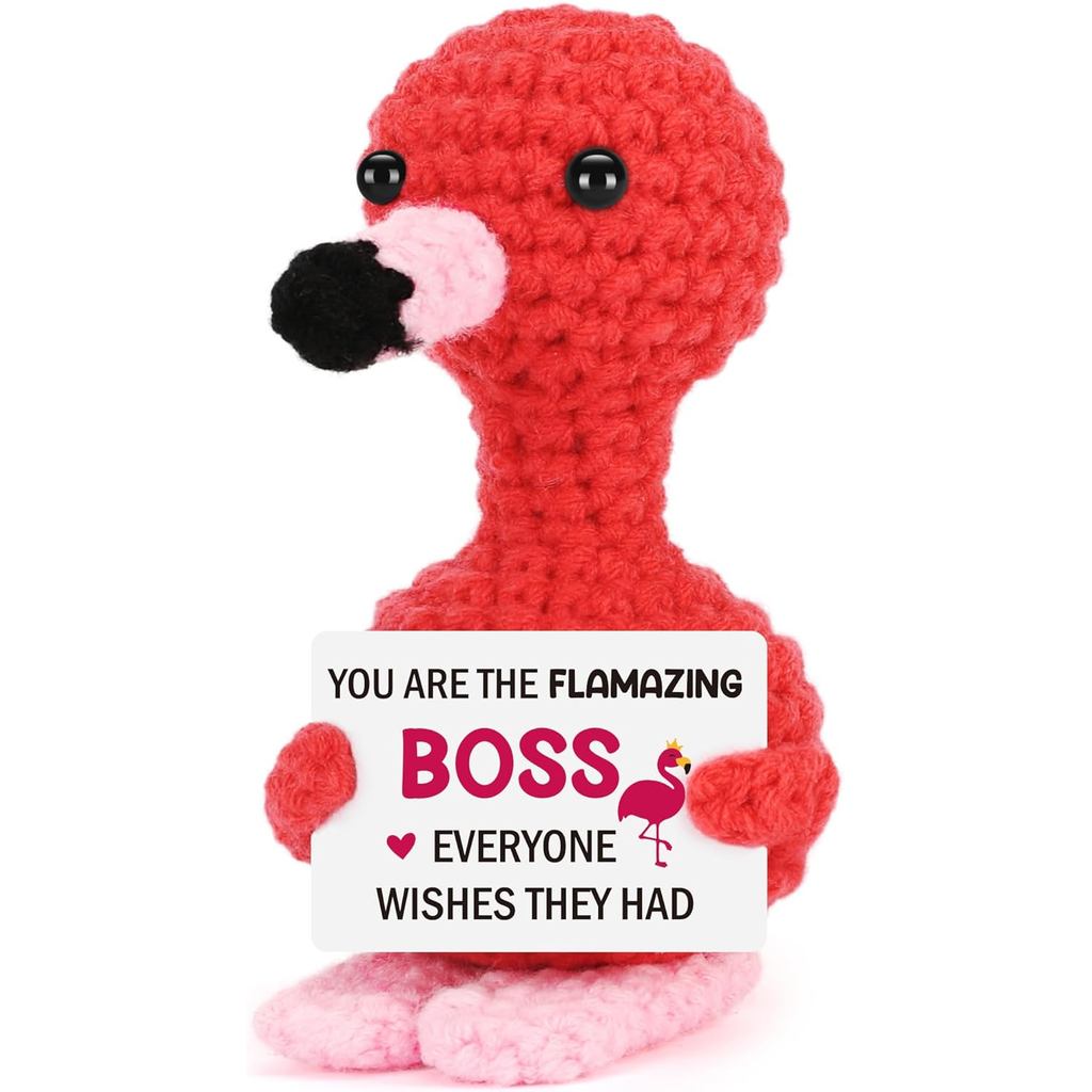 Vui Mini Flamingo Boss Quà Tặng Cho Nữ, Quà Tặng Ngày Bosses Cho Nữ Boss Lady, Nghỉ hưu Sinh Nhật Gi