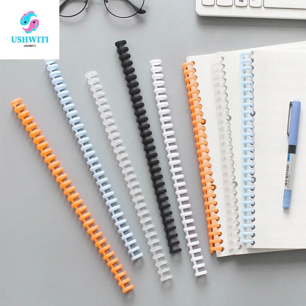 MLINX A4 Notebook Binding Clip Nhựa Notebook Tiếp Liệu Xoắn Ốc Ràng Buộc Lược Giấy Lá Rời