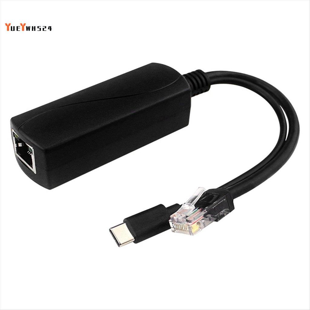 Bộ chia POE cho Raspberry Pi5 / 5 Thế hệ 5V 4A Giao diện Type-C Gigabit Ethernet Power qua Ethernet 