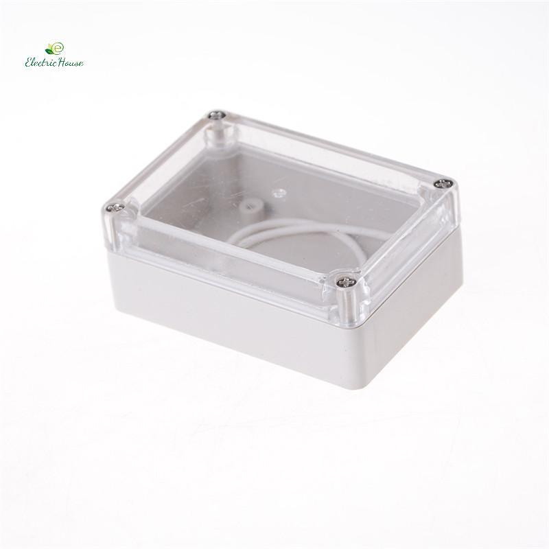[Nhà Điện] 85x58x33 Vỏ Trong Suốt Chống Thấm Nước Cáp Điện Tử Hộp Dự Án Vỏ Bọc mới