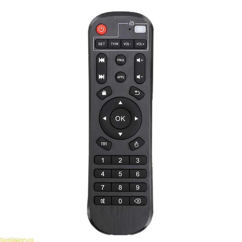 Doublebuy cho Điều khiển từ xa TV thông minh cho Android TV Box X96 X96 Mini H96 H96 Đen