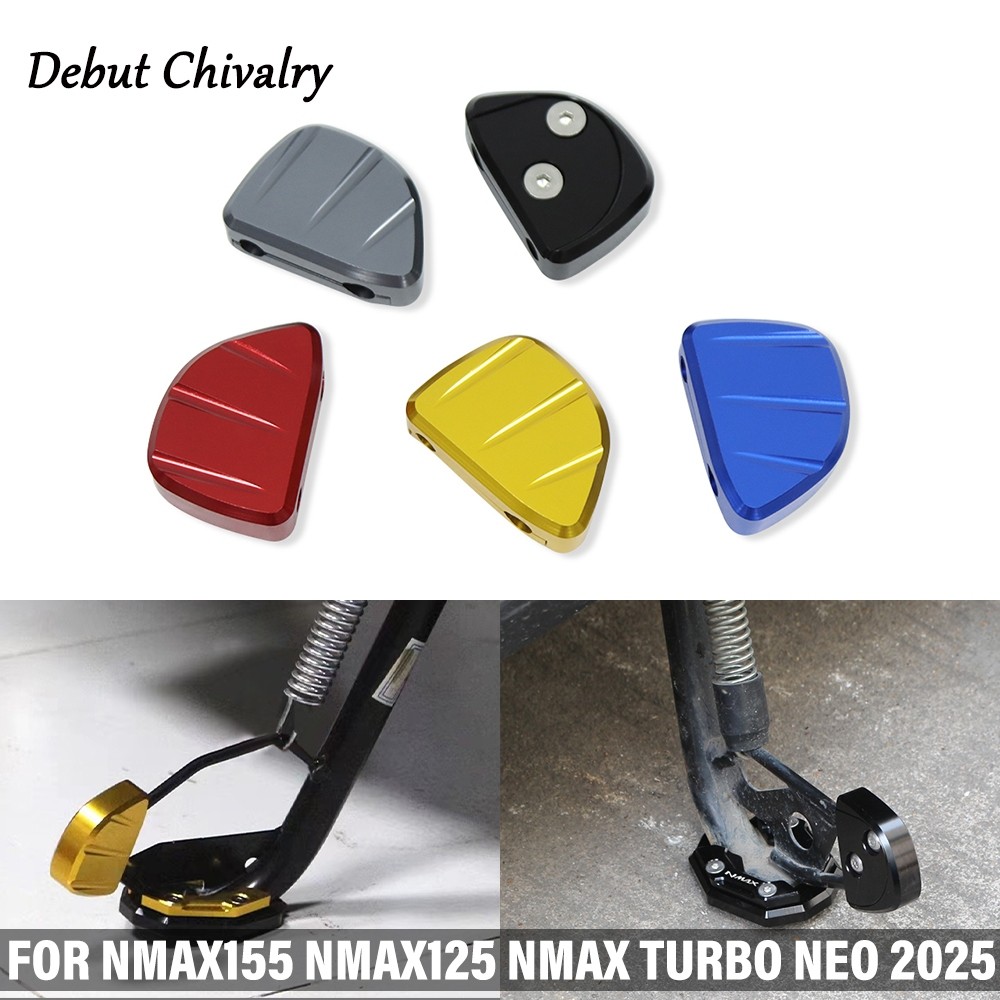 [May mắn]Áp dụng cho YAMAHA NMAX155 NMAX125 Nmax Turbo neo 2025 Chân bên Chân đế mở rộng Tấm chân đế