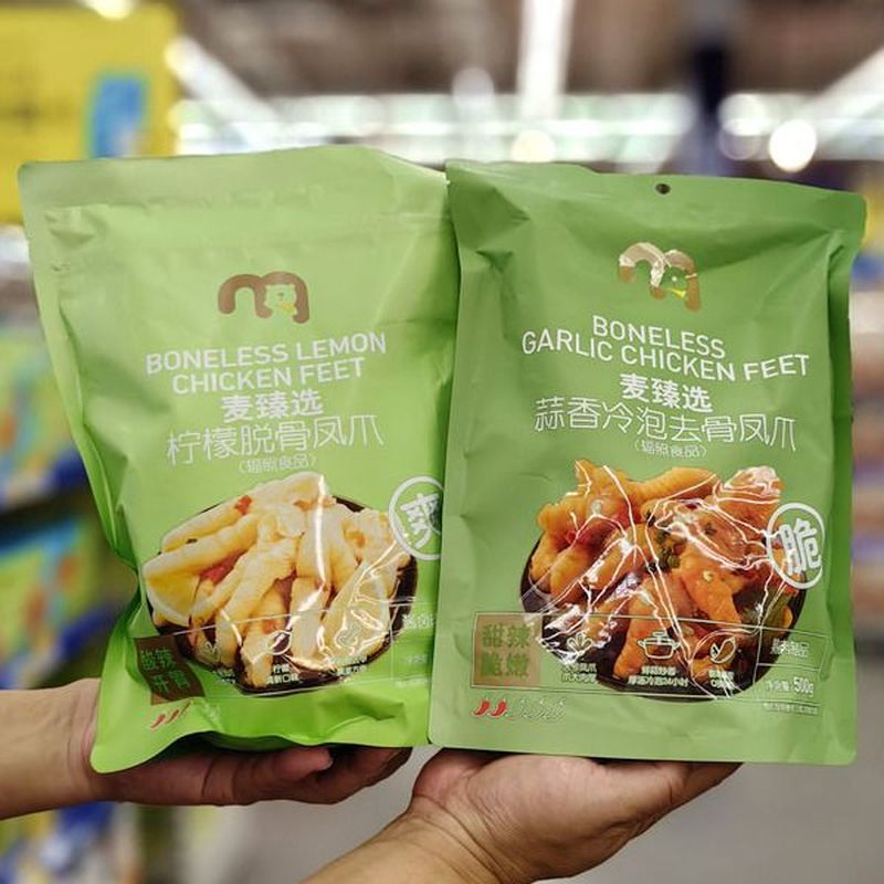 [McDonnon] McDonnon] McDonnow Chọn Tỏi Thơm Không Xương Móng Vuốt Phoenix 500g Lemon Phoenix Claw Ti